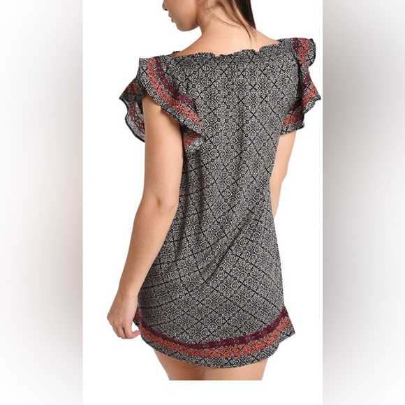 THML Ruffle Top Mini Dress, size M - Picture 5 of 13